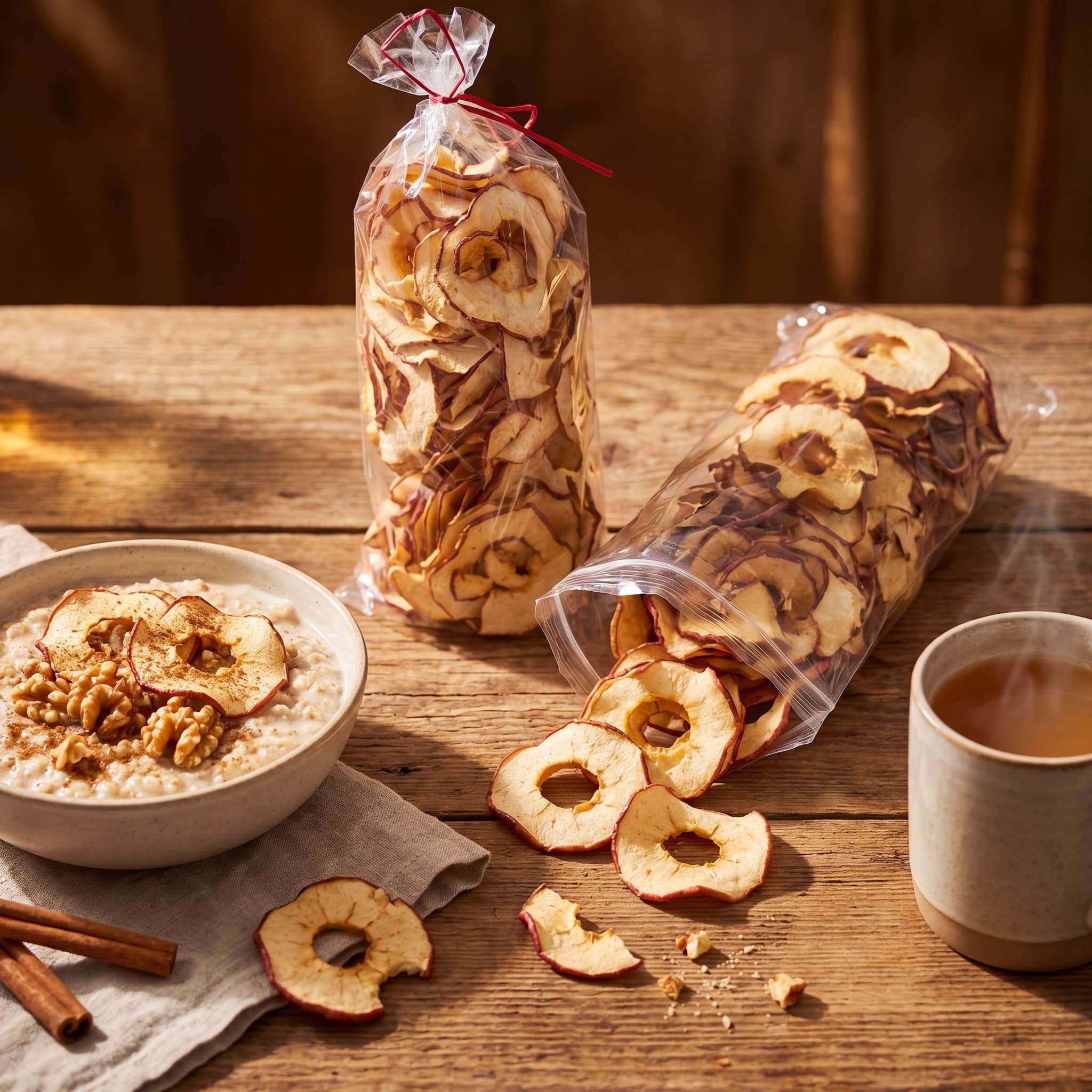 Pinky házi aszalt alma adalékanyag nélkül – természetes kézműves egészséges snack