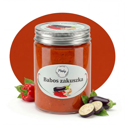 Pinky házi babos zakuszka 355 ml – kézműves erdélyi recept