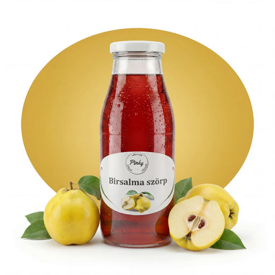 Pinky házi birsalma szörp 500 ml – kézműves, fűszeres, őszi ízek