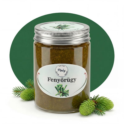Pinky házi fenyőrügy lekvár 355 ml – kézműves ritkaság, természetes