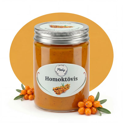 Pinky házi homoktövis lekvár 355 ml – kézműves, immunerősítő