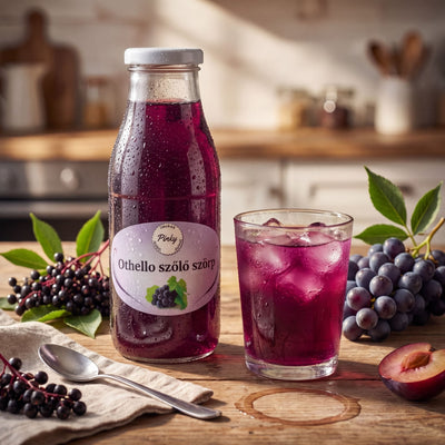 Pinky házi Othelló szőlő szörp 200ml – Elit Díjas kézműves kóstolóméret