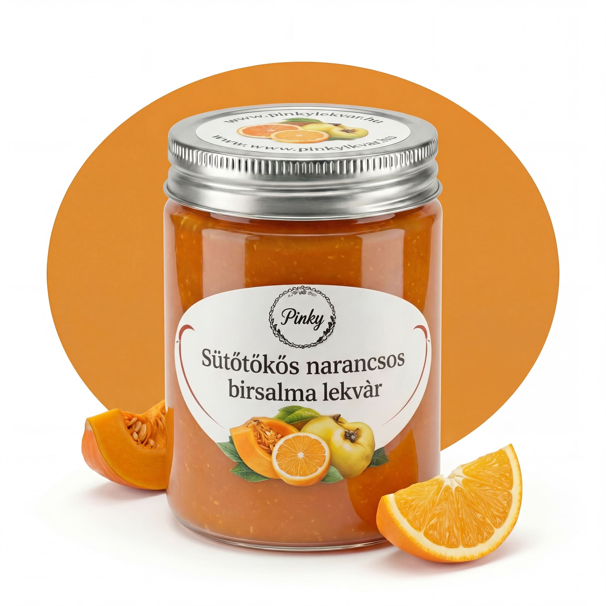 Sütőtökös narancsos birs lekvár